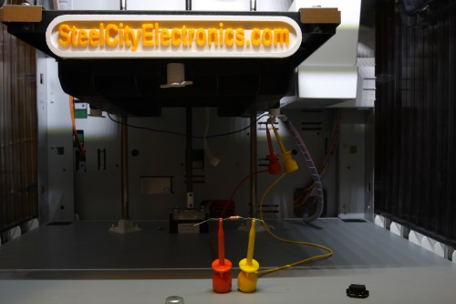 Da Vinci print bed thermistor testing